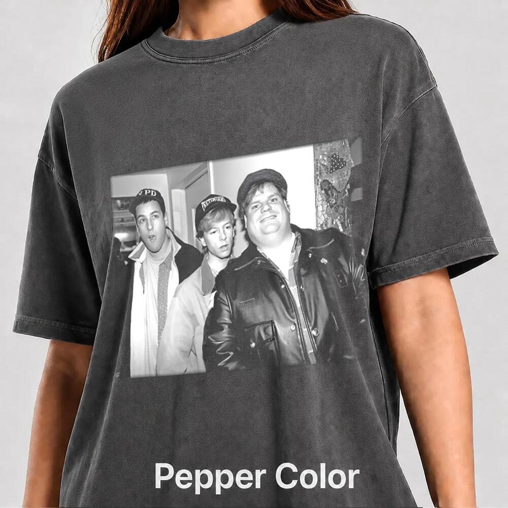 Adam Sandler Chris Farley David Spade 90s SNL Washed T Shirt